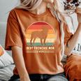 Best Frenchie Mom Ever レトロ フレンチブルドッグ ドッグ ママ 長袖tシャツ レディースオーバーサイズコンフォートTシャツ Yam