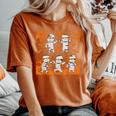 Dabbing Dancing Mummy ハロウィン ダブ ダンス ポーズ ミイラ レディースオーバーサイズコンフォートTシャツ Yam