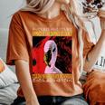 Damned If I Do Damned If I Don't I Don't Flamingo Japanese レディースオーバーサイズコンフォートTシャツ Yam