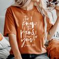Know The Plans I Have For You Christian Bibleerse レディースオーバーサイズコンフォートTシャツ Yam