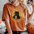 I Like Beer My Cat And Maybe 3人用 デイキャット レディースオーバーサイズコンフォートTシャツ Yam