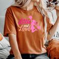 Little And Loud チアリーダー コスチューム チアリーディング 女の子 レディースオーバーサイズコンフォートTシャツ Yam