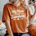 My Mom Is Myuperhero Proud Family Daughteron レディースオーバーサイズコンフォートTシャツ Yam