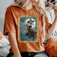 Pinup Girl 男性用 セクシーなハロウィーンの魔女 レディースオーバーサイズコンフォートTシャツ Yam