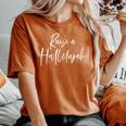 Raise A Hallelujah Christian Faith レディースオーバーサイズコンフォートTシャツ Yam