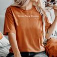 Times New Roman、1929年設立、フォント書体テキストタイポグラフィ レディースオーバーサイズコンフォートTシャツ Yam