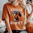Wiener Mommyウィンナー・マミー ダックスフンド・ママ ダックスフンド・ママ 母の日 ダックスフンド レディースオーバーサイズコンフォートTシャツ Yam