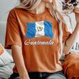 グアテマラ国旗 愛国心 男性 女性 キッズ グアテマラ レディースオーバーサイズコンフォートTシャツ Yam