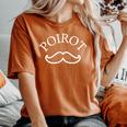 ポワロ ファン ギフト 男性 女性 レディースオーバーサイズコンフォートTシャツ Yam