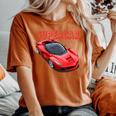男性、女性、子供のための楽しいイタリアンエキゾチック「スー」。 レディースオーバーサイズコンフォートTシャツ Yam