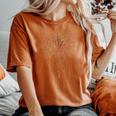 花シリーズ ひまわりシルエット スタイリッシュバージョン レディースオーバーサイズコンフォートTシャツ Yam