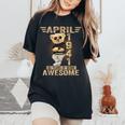 4月 85歳の誕生日 男性 女性 1941 素晴らしいテディベア レディースオーバーサイズコンフォートTシャツ Black
