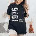50 歳の誕生日 50 歳の男性女性ヴィンテージ 1976 レディースオーバーサイズコンフォートTシャツ Black