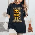 52歳 1974年6月 テディベア 52歳 誕生日 男性 女性 レディースオーバーサイズコンフォートTシャツ Black