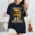 59歳 1967年5月 テディベア 59歳 誕生日 男性 女性 レディースオーバーサイズコンフォートTシャツ Black