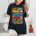 Daycare Teacher Ipeak Toddler Preschool Kindergarten レディースオーバーサイズコンフォートTシャツ Black