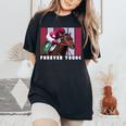 Forever Young Horse、競馬、デルマール、サンタアニタ 長袖tシャツ レディースオーバーサイズコンフォートTシャツ Black