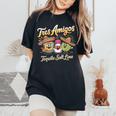 Drinking 3 Tres Amigos Tequila ソルト ライム シンコ・デ・マヨ レディースオーバーサイズコンフォートTシャツ Black