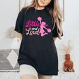 Little And Loud チアリーダー コスチューム チアリーディング 女の子 レディースオーバーサイズコンフォートTシャツ Black
