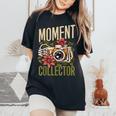 Moment Collector カメラマン カメラ メンズ レディース 写真 レディースオーバーサイズコンフォートTシャツ Black