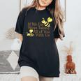 Save The Bees レディースオーバーサイズコンフォートTシャツ Black