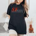 Sf Moma 現代美術館 レディースオーバーサイズコンフォートTシャツ Black