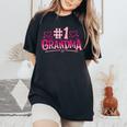 おばあちゃん、おばあちゃん レディースオーバーサイズコンフォートTシャツ Black