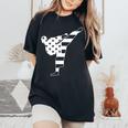 テコンドー 空手 アメリカ国旗 男性 女性 男の子 女の子 テコンドー レディースオーバーサイズコンフォートTシャツ Black