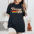 ヴィンテージ 1939年 84歳 誕生日プレゼント 男性 女性 84歳 レディースオーバーサイズコンフォートTシャツ Black