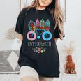 花 コペンハーゲン デンマーク デンマーク お土産 レディースオーバーサイズコンフォートTシャツ Black