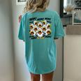 Seagull Mom Mother's Day Bird Animal Mother Bird Women's Oversized Comfort T-Shirt Back Print Chalky Mint