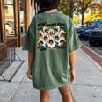 Seagull Mom Mother's Day Bird Animal Mother Bird Women's Oversized Comfort T-Shirt Back Print Moss
