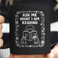 Reading Book Lover Bookish Floral Ask Me What I'm Reading Coffee Mug
