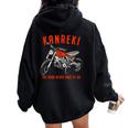 還暦祝い バイク好き 車好き 父 男性 女性 クラシック 60歳 The Road Never Ends At 60 レディース オーバーサイズ パーカー バックプリント Black