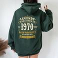 56歳 誕生日 男性女性intage 1970年1970年生まれ レトロデザインブランド レディース オーバーサイズ パーカー バックプリント Navy Blue