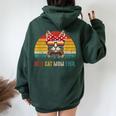 Best Cat Mom Ever Best Cat Mom Ever レディース オーバーサイズ パーカー バックプリント Navy Blue