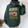 Moment Collector カメラマン カメラ メンズ レディース 写真 レディース オーバーサイズ パーカー バックプリント Navy Blue