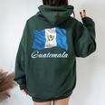 グアテマラ国旗 愛国心 男性 女性 キッズ グアテマラ レディース オーバーサイズ パーカー バックプリント Navy Blue
