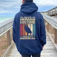 This Is My Human コスチューム I'm Really A Burrowing Owl 長袖tシャツ レディース オーバーサイズ パーカー バックプリント Forest