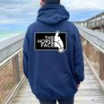 ザ・ホース・フェイス The Horse Face 午年 馬【十二支 干支】2026年 ブランド パロディ 長袖tシャツ レディース オーバーサイズ パーカー バックプリント Forest