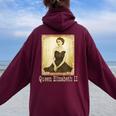 エリザベスii ヴィンテージ レトロ 神ave The Queen Uk Monarch レディース オーバーサイズ パーカー バックプリント Maroon