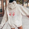 美的 ヒップホップ Y2k Hip Hop 服 レトロ ヴィンテージ ストリートウェア ファッション 女性 男性 スカル レディース オーバーサイズ パーカー バックプリント Sand