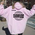 Flowlish GunmaExe_3_髙橋芙由子 レディース オーバーサイズ パーカー バックプリント Light Pink