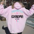 Promoted To Grandma Est 2026 Nana First Time Grandmother '26 レディース オーバーサイズ パーカー バックプリント Light Pink