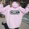 Taito OwlsExe_29_西岸千雅 レディース オーバーサイズ パーカー バックプリント Light Pink