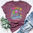 Infinity & Beyond For Patients Nurse Healthcare Graphic Bella Canvas T-shirt Heather Maroon
