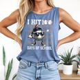 100 Days Of School Boys Kids 100th Day Balls Baseball Kids Comfort Colors Tank Top Blue Jean