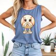Baseball With Heart Hands Love Cute Baseball Comfort Colors Tank Top Blue Jean