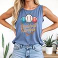 Baseball Lifestyle Baseball Lover Player Baseballer Comfort Colors Tank Top Blue Jean