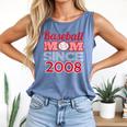 Baseball Mom Since 2008 Comfort Colors Tank Top Blue Jean Baseball Mom Since 2008 Comfort Colors Tank Top Blue Jean